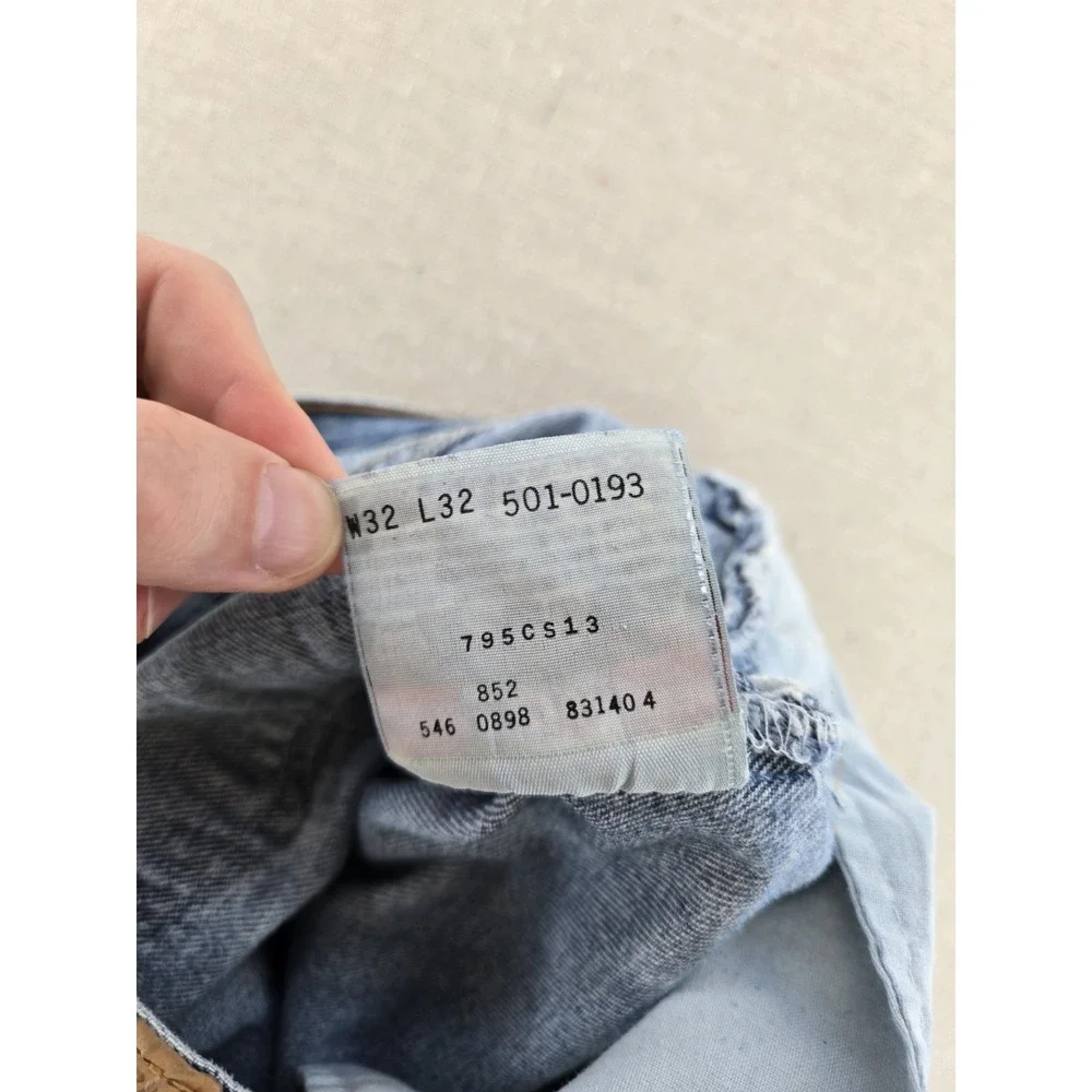 Vtg 90s Levi's 501 Jeans Mens 32 Short Fits 30.5x25